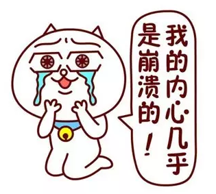 我的内心是崩溃的